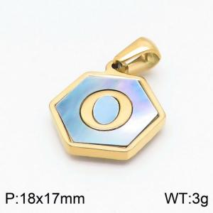 Stainless Steel Gold-plating Pendant - KP97724-LB