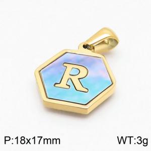 Stainless Steel Gold-plating Pendant - KP97727-LB