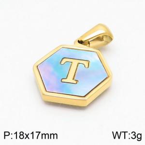 Stainless Steel Gold-plating Pendant - KP97728-LB