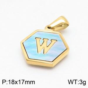 Stainless Steel Gold-plating Pendant - KP97730-LB