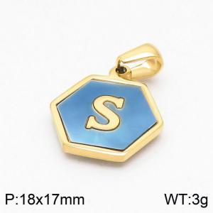 Stainless Steel Gold-plating Pendant - KP97734-LB