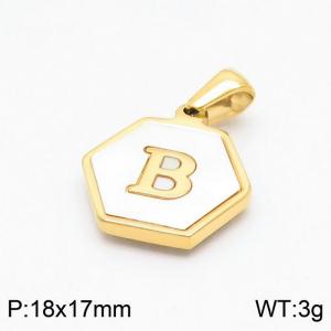 Stainless Steel Gold-plating Pendant - KP97736-LB