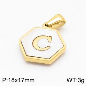 Stainless Steel Gold-plating Pendant - KP97737-LB