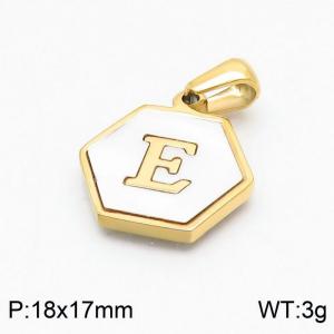 Stainless Steel Gold-plating Pendant - KP97739-LB