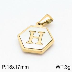 Stainless Steel Gold-plating Pendant - KP97742-LB