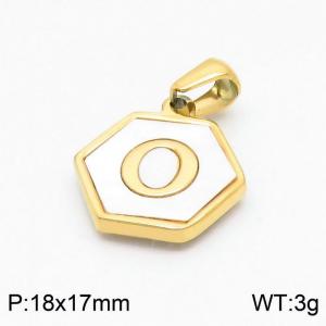 Stainless Steel Gold-plating Pendant - KP97752-LB