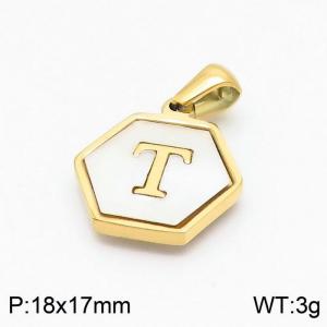 Stainless Steel Gold-plating Pendant - KP97755-LB