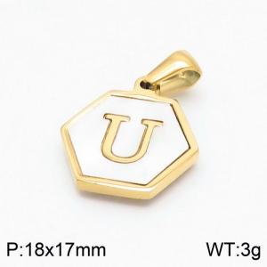 Stainless Steel Gold-plating Pendant - KP97757-LB