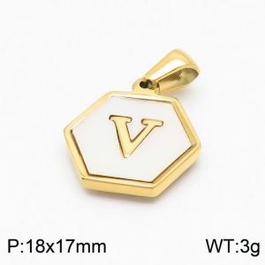 Stainless Steel Gold-plating Pendant - KP97758-LB