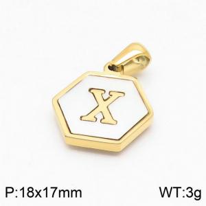 Stainless Steel Gold-plating Pendant - KP97760-LB