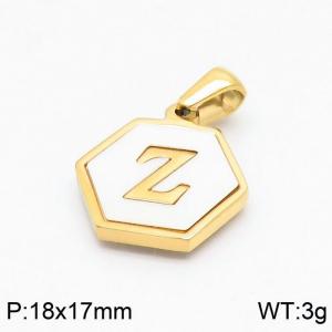 Stainless Steel Gold-plating Pendant - KP97762-LB