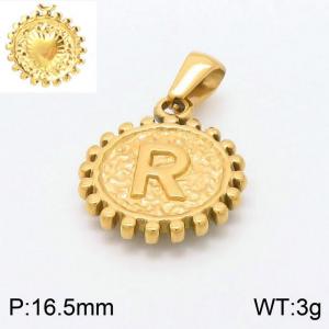 Stainless Steel Gold-plating Pendant - KP97855-LB