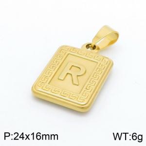 Stainless Steel Gold-plating Pendant - KP97975-KD