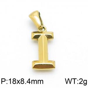 Stainless Steel Gold-plating Pendant - KP98613-LB