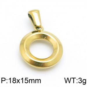 Stainless Steel Gold-plating Pendant - KP98619-LB