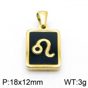 Stainless Steel Gold-plating Pendant - KP98636-LB