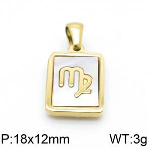 Stainless Steel Gold-plating Pendant - KP98645-LB