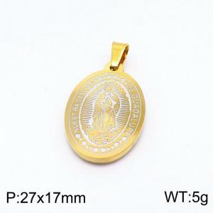 Stainless Steel Gold-plating Pendant - KP99059-KD