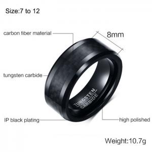 Tungsten Ring - KR102486-WGHS