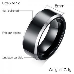 Tungsten Ring - KR102499-WGHS