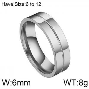 Stainless Steel Special Ring - KR103580-WGFL