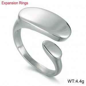 Stainless Steel Special Ring - KR103968-WGML