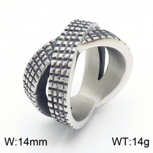 Stainless Steel Special Ring - KR104179-BDJX