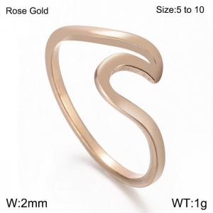 Stainless Steel Special Ring - KR104864-WGJUN