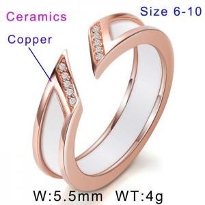 Stainless steel with Ceramic Ring - KR104982-WGZJ