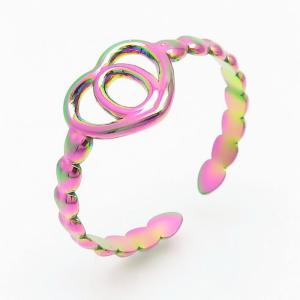 SS Colorful-plating Ring - KR106228-LM