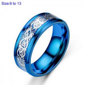 Stainless Steel Special Ring - KR107679-WGCD