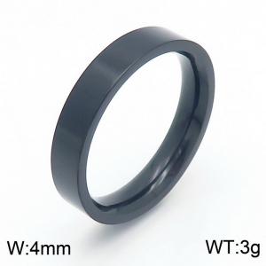 Smooth stainless steel ring - KR110115-WGSG