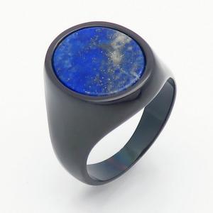 Stainless Steel Stone&Crystal Ring - KR110190-TZN