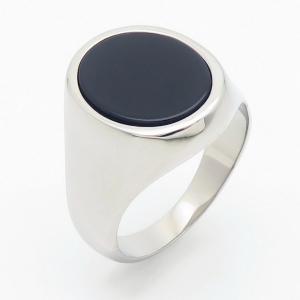 Stainless Steel Stone&Crystal Ring - KR110196-TZN