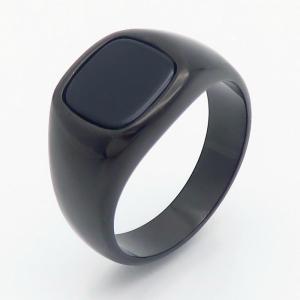 Stainless Steel Stone&Crystal Ring - KR110266-TZN