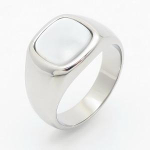 Stainless Steel Stone&Crystal Ring - KR110268-TZN