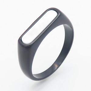 Stainless Steel Stone&Crystal Ring - KR110308-TZN