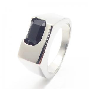 Stainless Steel Stone&Crystal Ring - KR111622-TLX