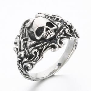 Stainless Skull Ring - KR112288-TGX