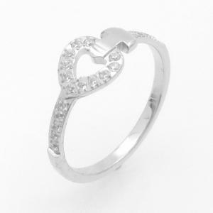 Stainless Steel Stone&Crystal Ring - KR114107-YH
