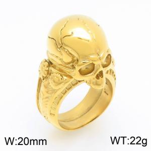 Stainless Skull Ring - KR114275-KJX