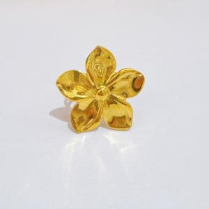 Stainless Steel Gold-plating Ring - KR114532-SXSJ