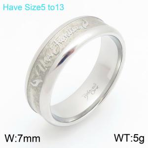 Stainless Steel Special Ring - KR114546-GC