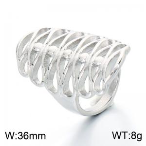 Stainless Steel Special Ring - KR115676-LK