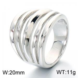 Stainless Steel Special Ring - KR115683-LK