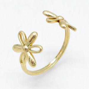 Stainless Steel Gold-plating Ring - KR115708-LM