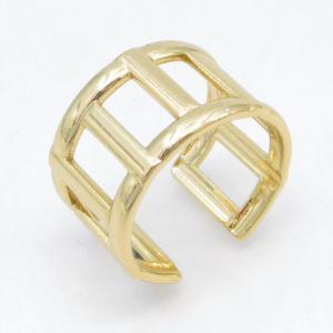 Stainless Steel Gold-plating Ring - KR115716-LM