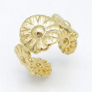 Stainless Steel Gold-plating Ring - KR115741-LM