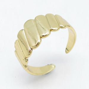 Stainless Steel Gold-plating Ring - KR115745-LM