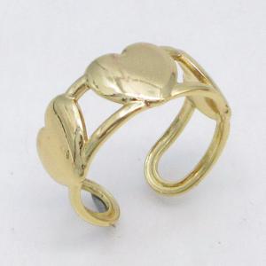 Stainless Steel Gold-plating Ring - KR115771-LM